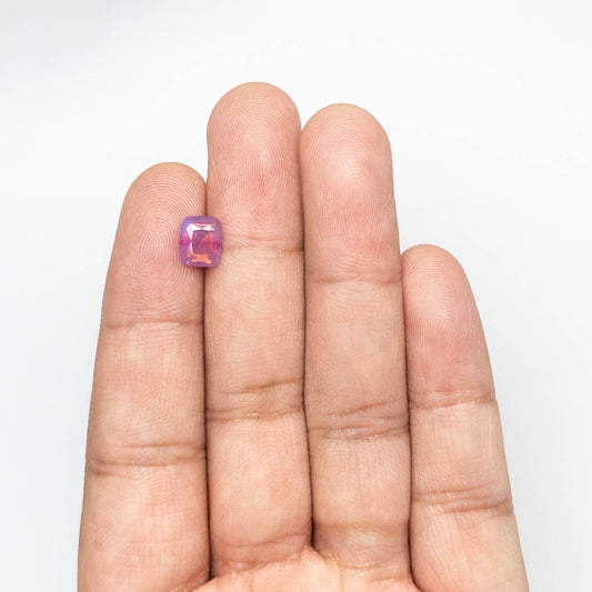 Saphir Rose Opalescent Non Chauffé du Sri Lanka, Taille Coussin – 2,04 ct