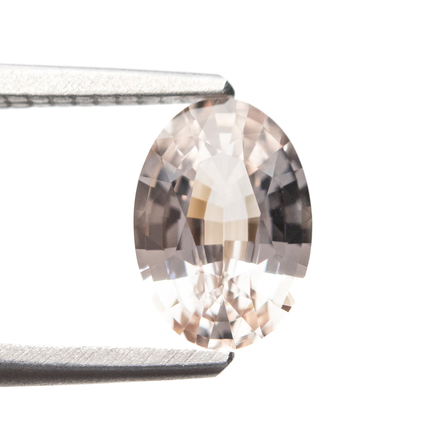 Saphir Pêche Non Chauffé Taillé Ovale 1,68 ct