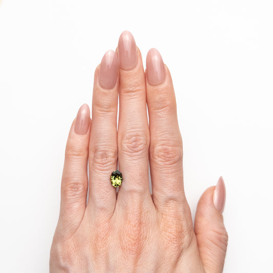 Saphir Australien Jaune-Vert Non Chauffé de 1,69 ct