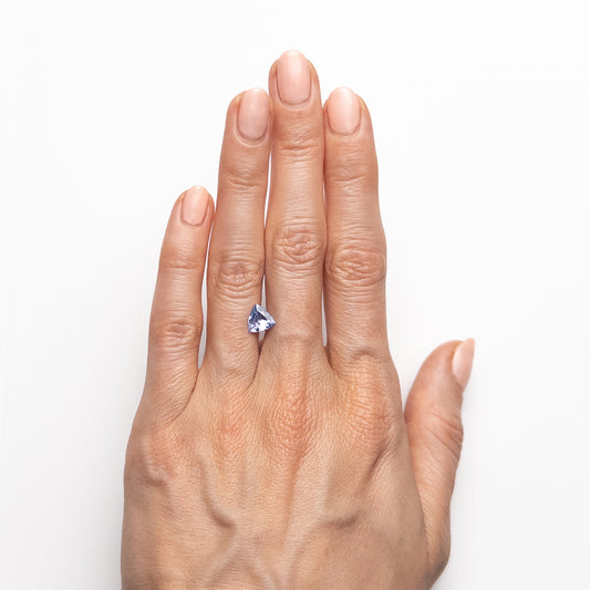 Saphir Trillion Bleu Pâle de 1,02ct