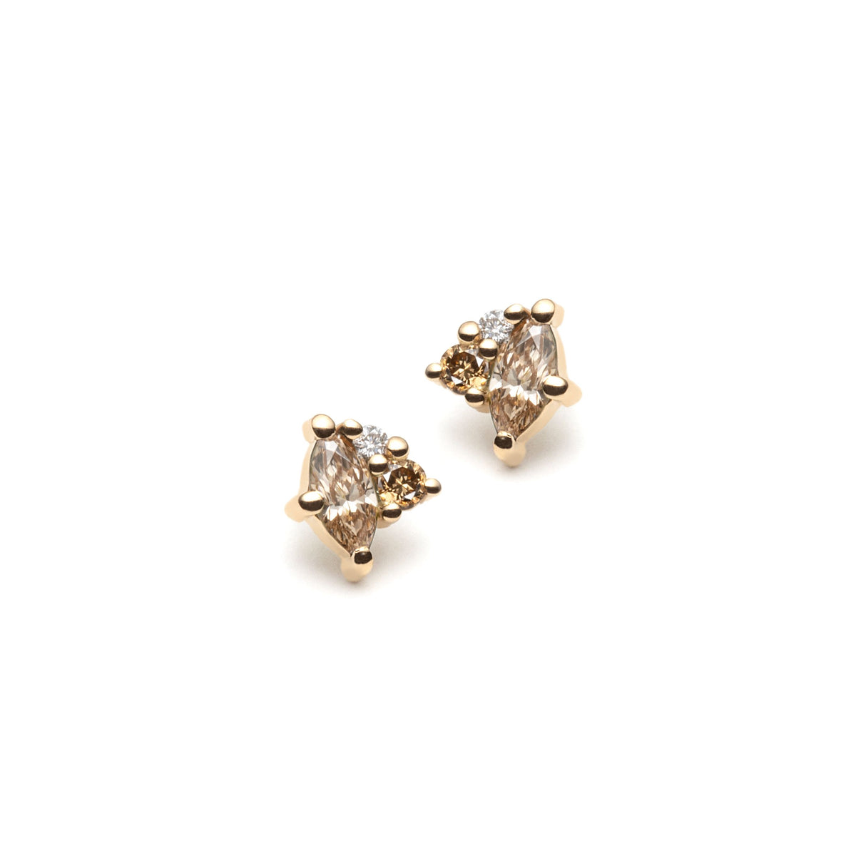 Desert Diamonds Cluster Stud Earrings