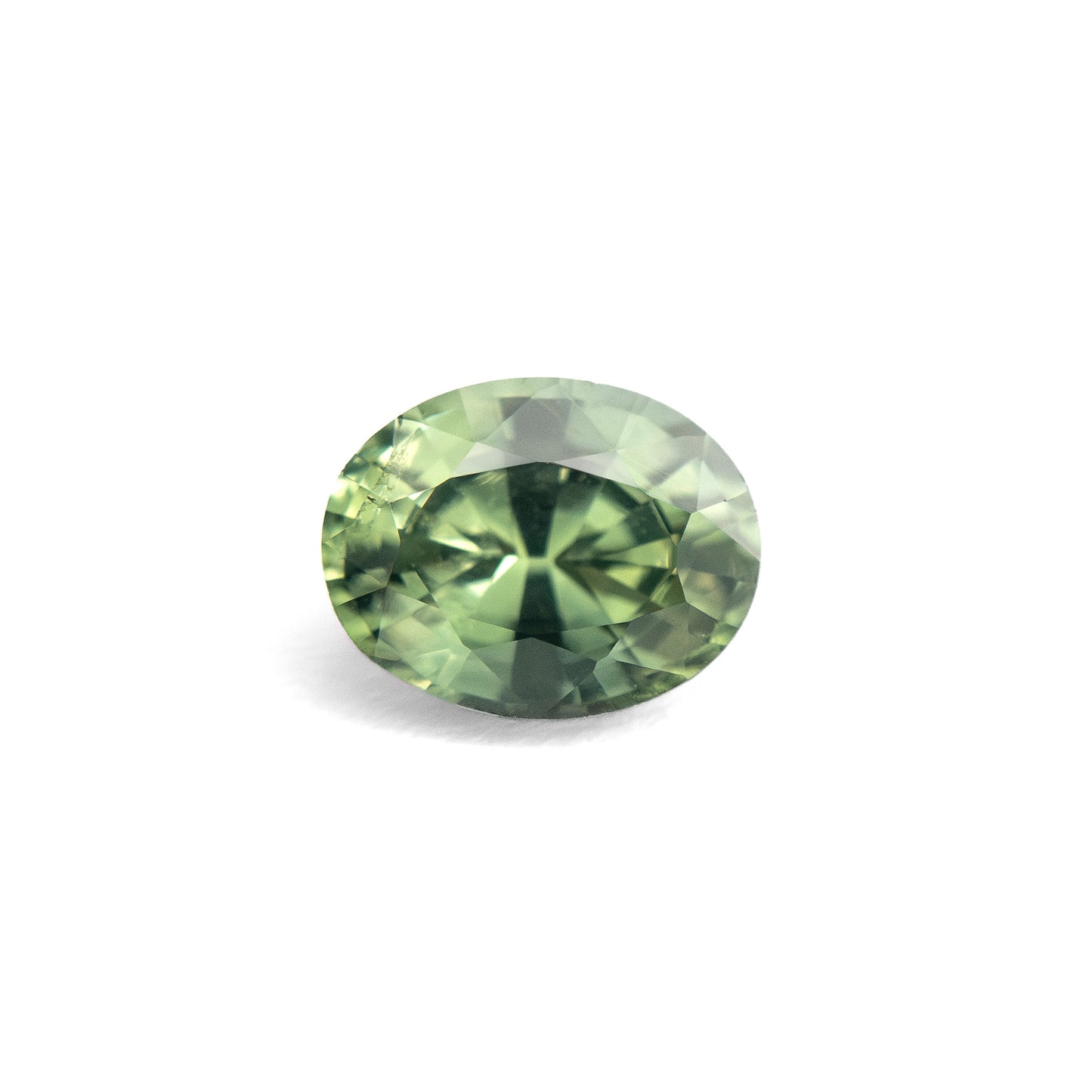 1.12ct Oval Green Sapphire from Madagascar
