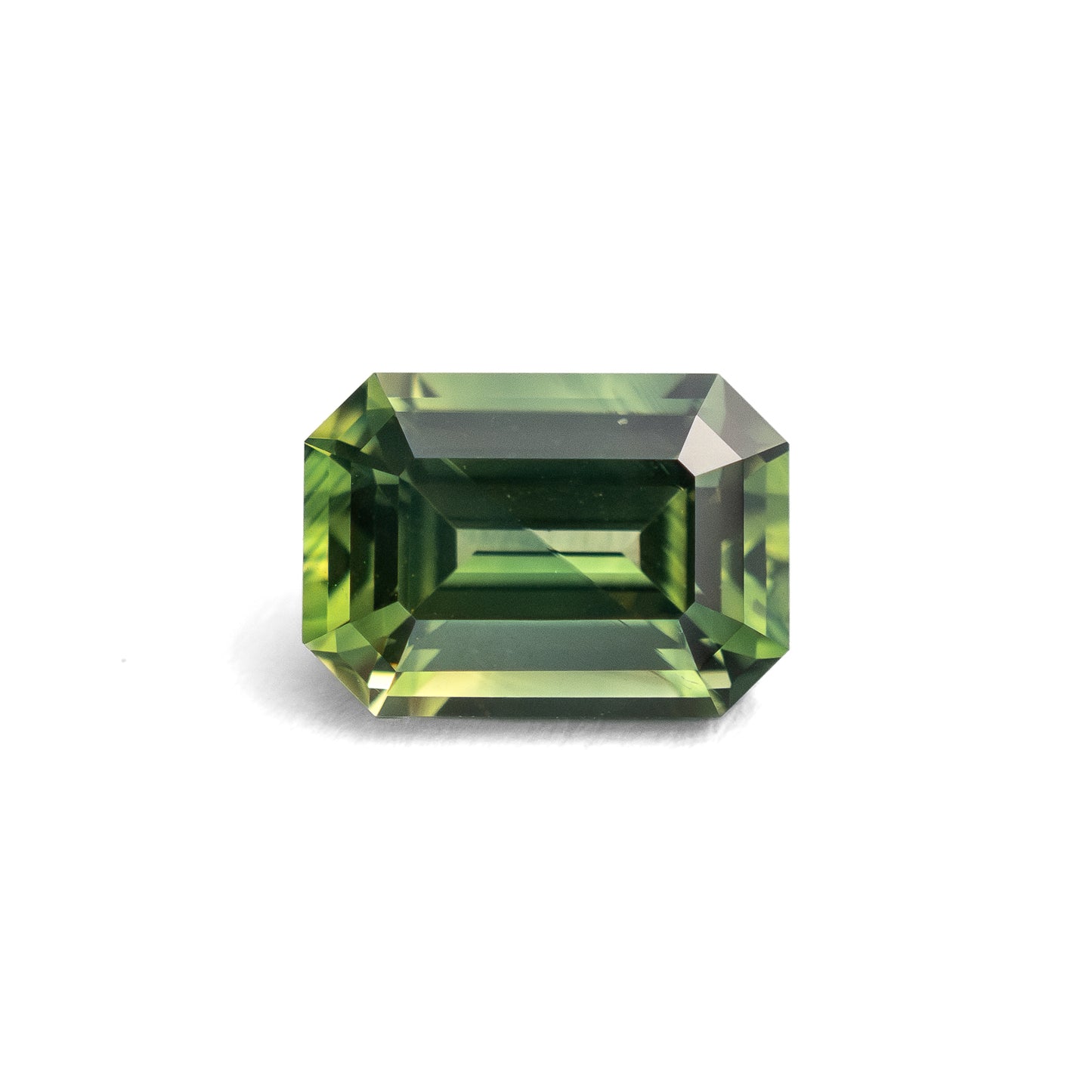 1.35ct Emerald-Cut Green Sapphire from Australia