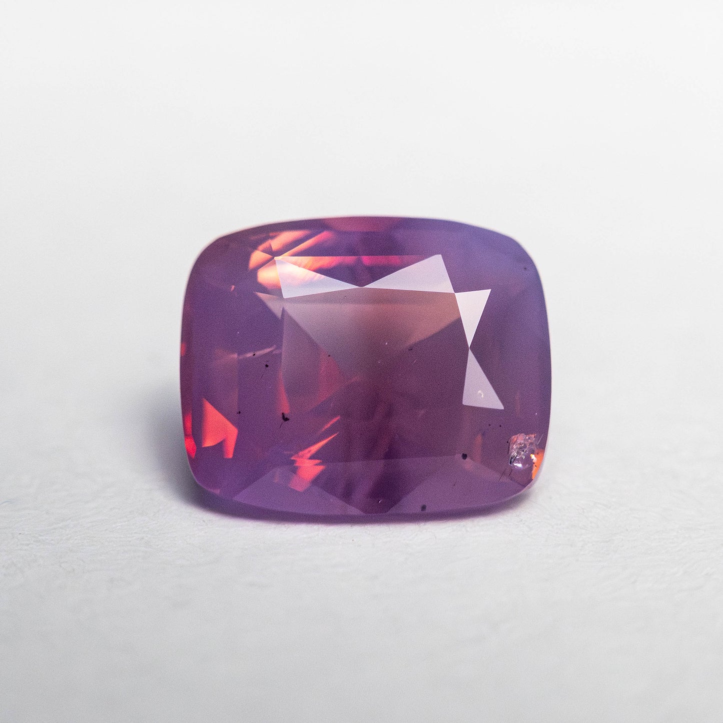 2.04ct Cushion Cut Milky Pink Unheated Sapphire from Sri Lanka