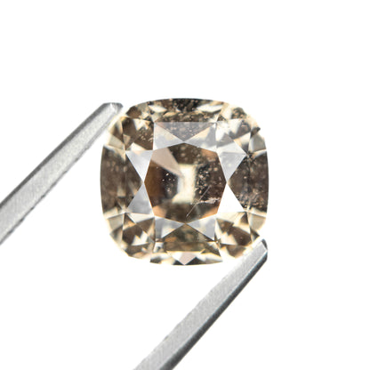 3.05ct Peach Cushion Cut Heated Sapphire from Sri Lanka