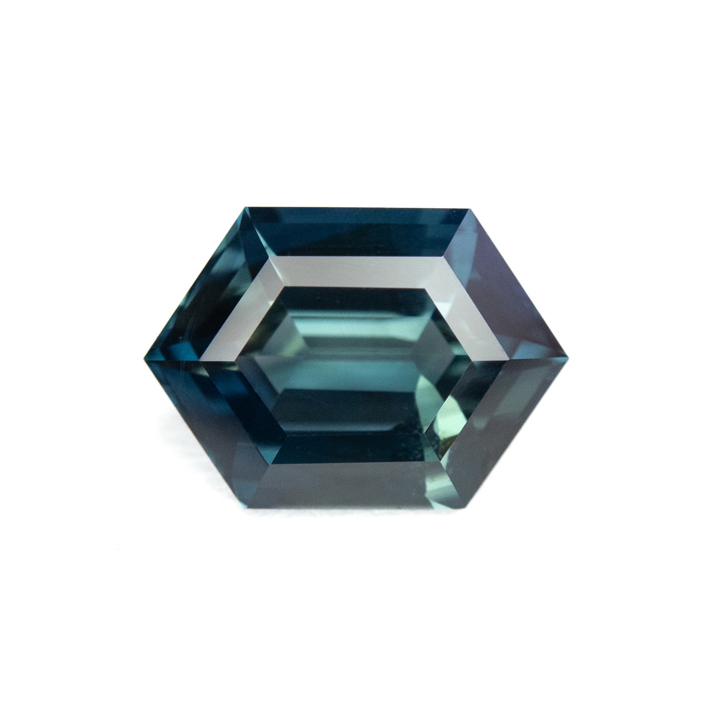 1.60ct Hexagonal Unheated Blue Sapphire