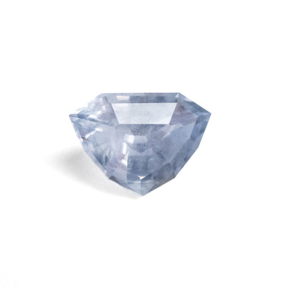 1.44ct Shield-Cut Heated Light Blue Sapphire from Sri Lanka