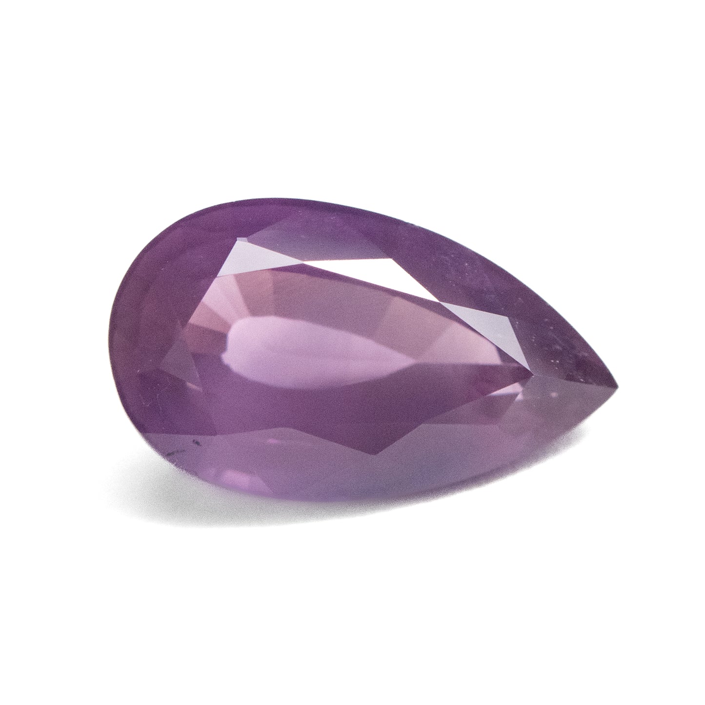 2.36ct Pink Opalescent Pear Shaped Sapphire from Madagascar