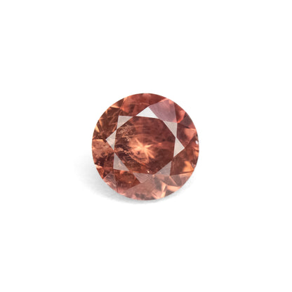 0.76ct Medium Red-Orange Untreated Sapphire from Tanzania