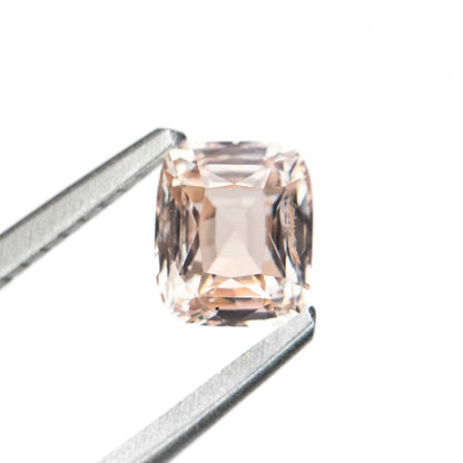 1.06ct Cushion-Cut Peach Sapphire from Madagascar