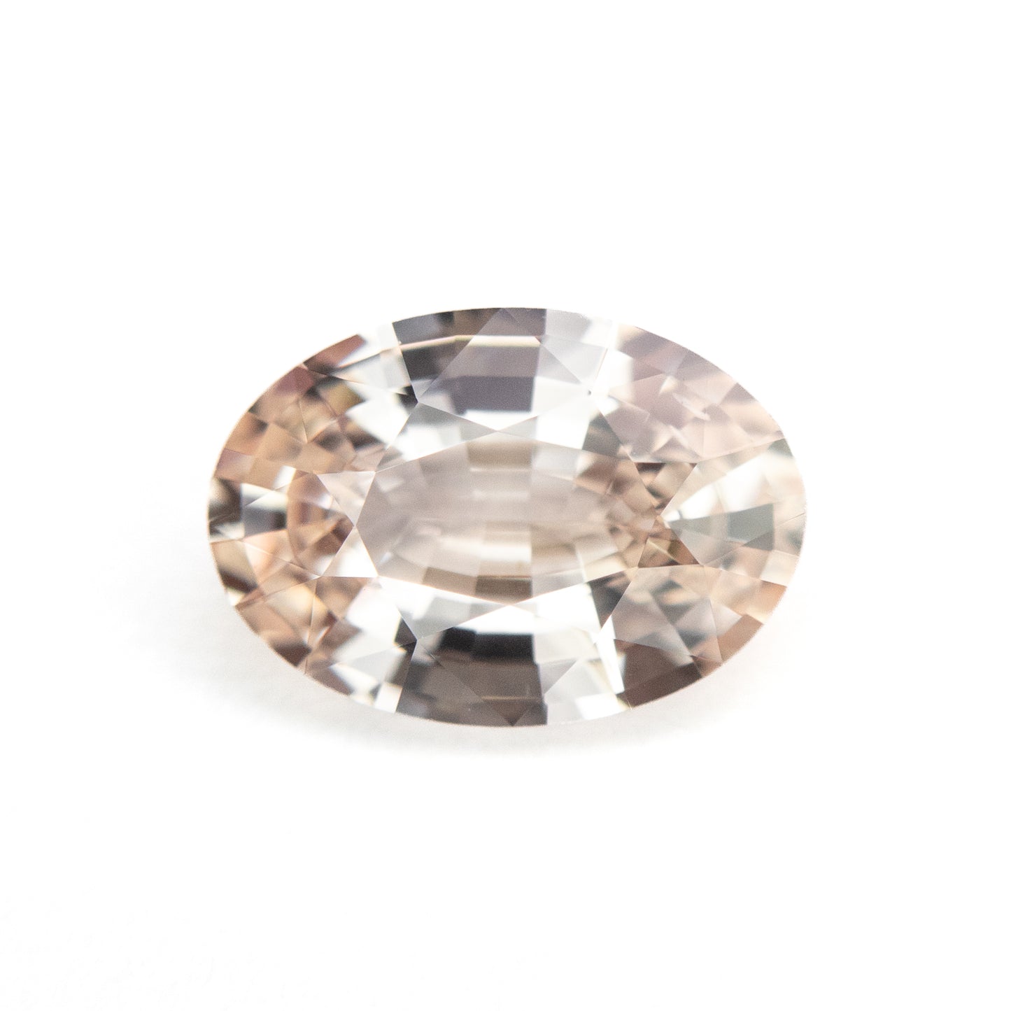 1.68ct Oval Unheated Peach Sapphire