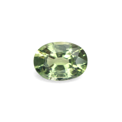 0.99ct Oval Green Heated Sapphire from Madagascar