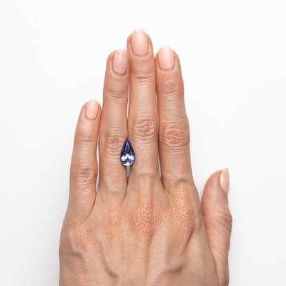 3.26ct Pear Shaped Light Blue Sapphire from Sri Lanka