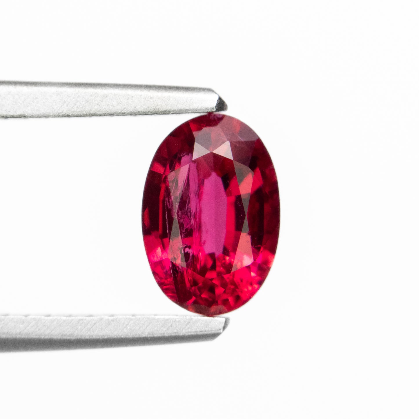 0.89ct Oval Mixed Cut Red Spinel from Myanmar