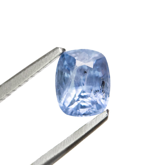 1.32ct Elongated Cushion Cut Blue Sapphire