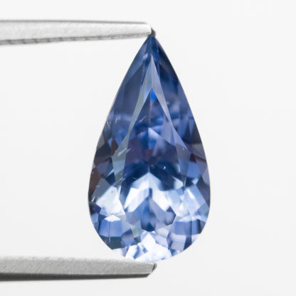 3.26ct Pear Shaped Light Blue Sapphire from Sri Lanka