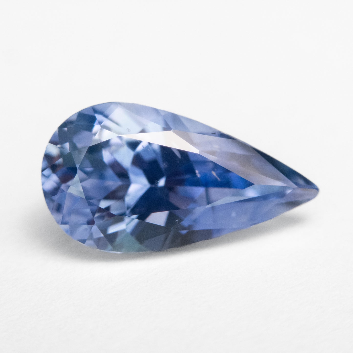 3.26ct Pear Shaped Light Blue Sapphire from Sri Lanka