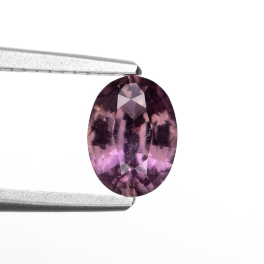 1.00ct Oval Mixed cut purple sapphire from Madagascar