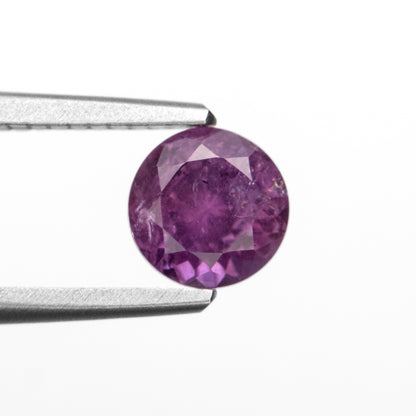 1.14ct Round brilliant cut pink sapphire from Tanzania