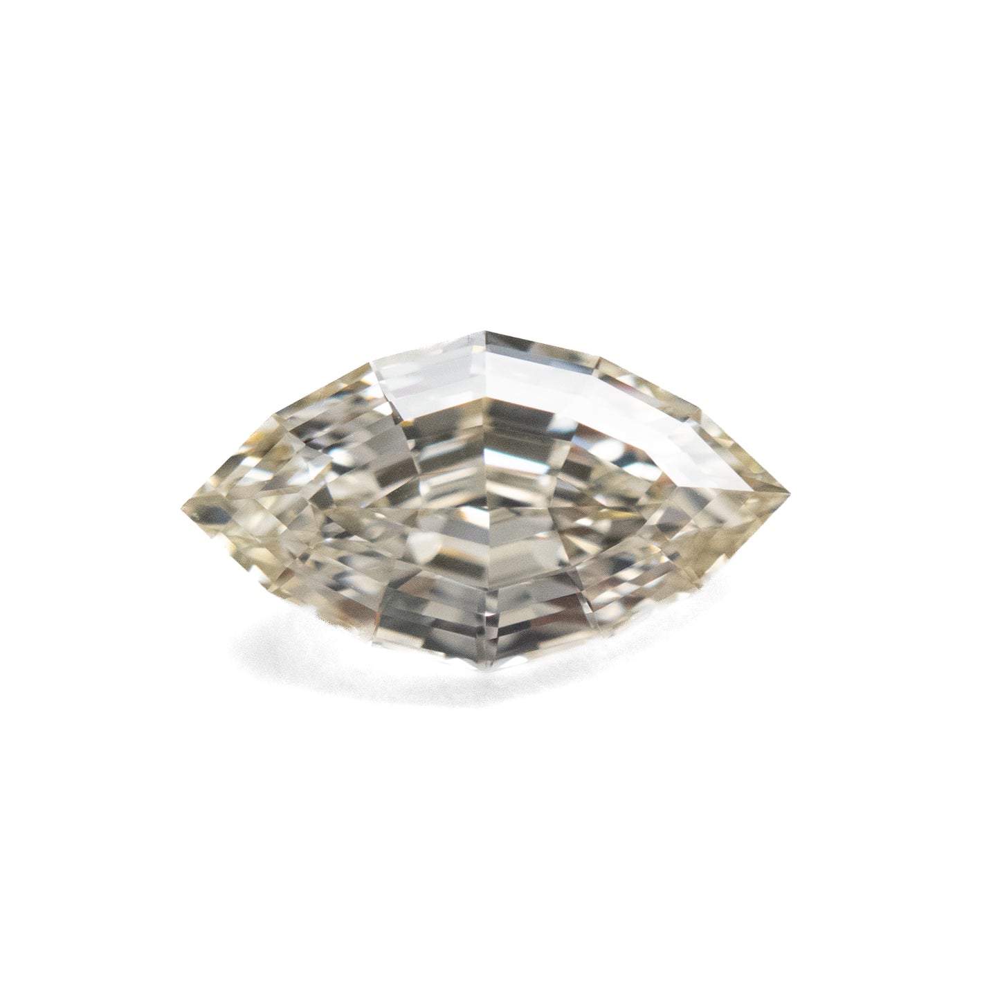 0.81ct Modified marquise step cut diamond