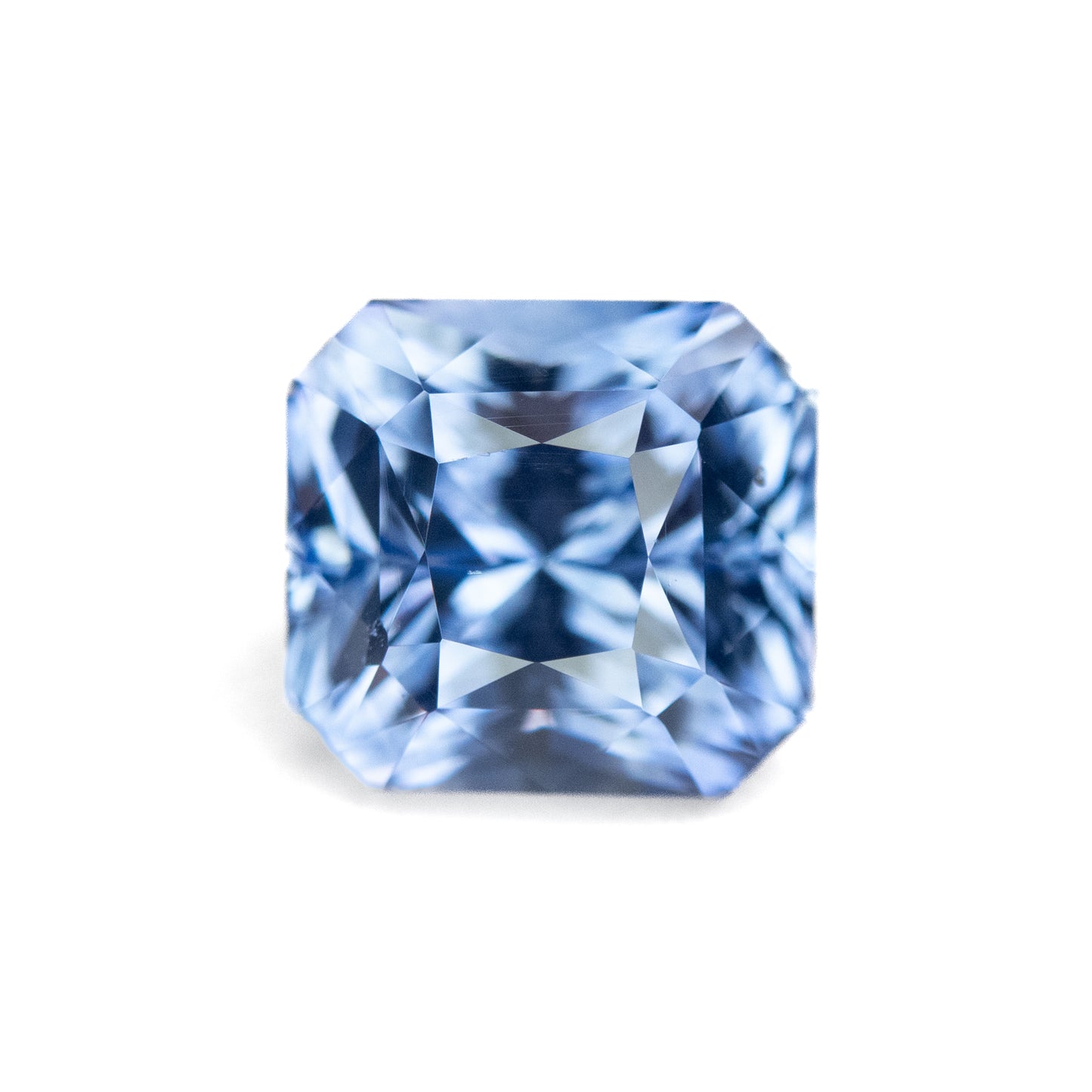 3.15ct Radiant Cut, Heated Cornflower Blue Sapphire