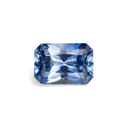 1.79ct Blue Elongated Radiant Cut Heated Sapphire from Sri Lanka