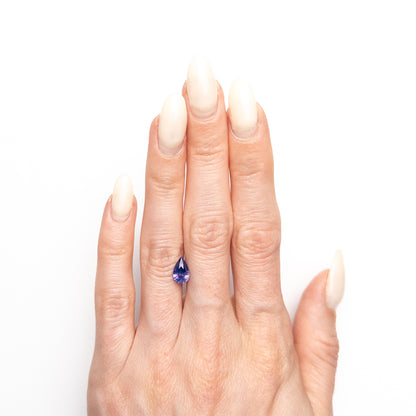 1.23ct Pear Shaped Unheated Sapphire from Sri Lanka