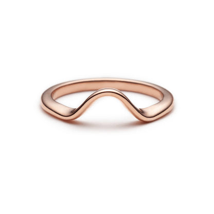 Domed Plain Wedding Band