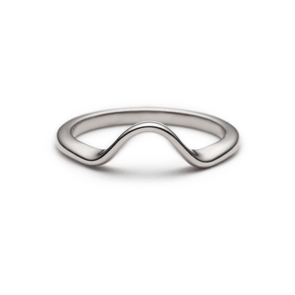 Domed Plain Wedding Band