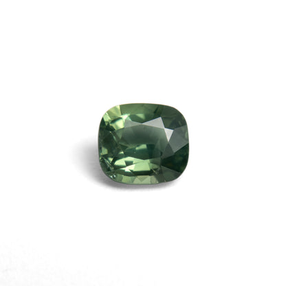 0.95ct Greenish-Teal Cushion-Shaped Sapphire From Sri Lanka