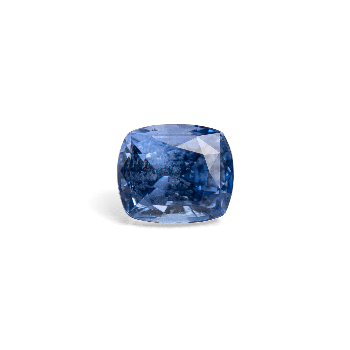 1.32ct Cornflower Blue Unheated Cushion-Cut Sapphire