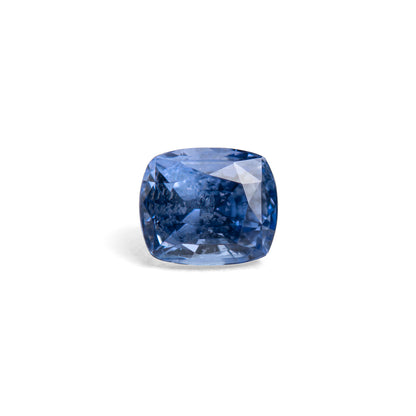 1.32ct Cornflower Blue Unheated Cushion-Cut Sapphire
