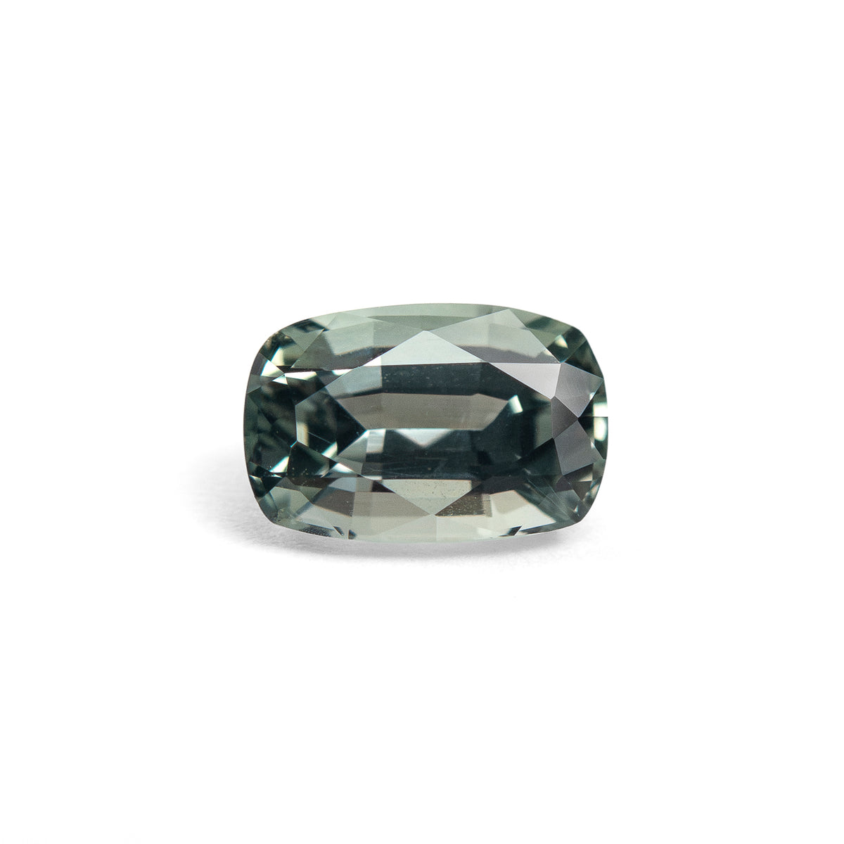 1.21ct Light Teal Elongated Cushion-Cut Sapphire from Madagascar