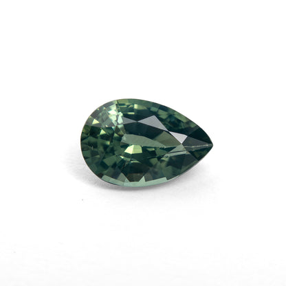 1.03ct Pear Shaped Heated Teal Sapphire from Madagascar