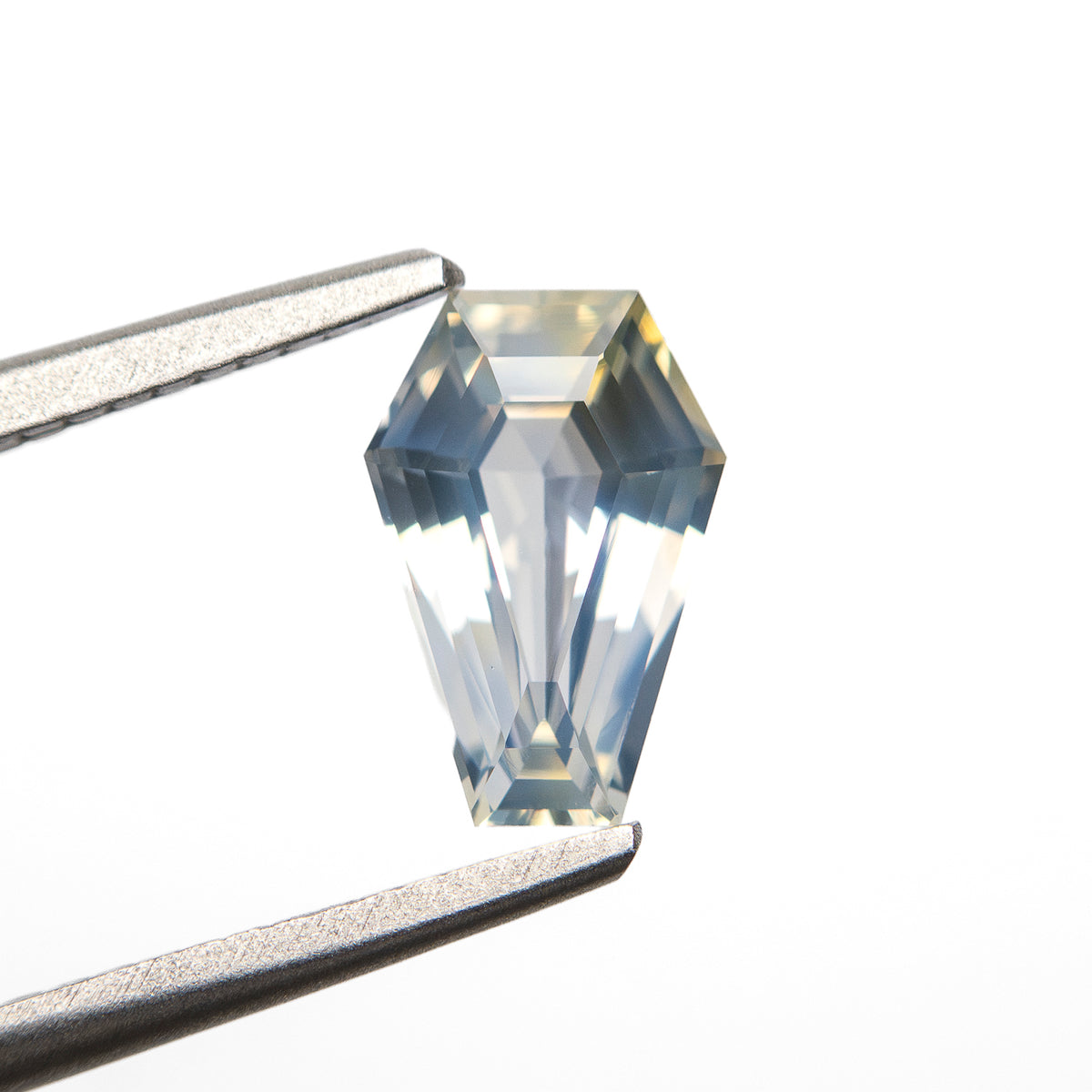 1.50ct Coffin Step-Cut Opalescent Sapphire from Madagascar
