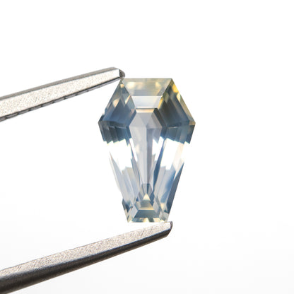 1.50ct Coffin Step-Cut Opalescent Sapphire from Madagascar
