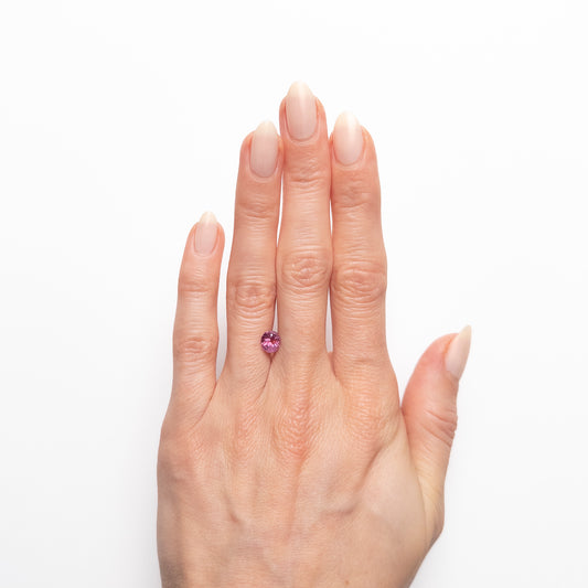 Saphir Bicolore Rose & Orange Ovale Chauffé de 1,09ct du Montana