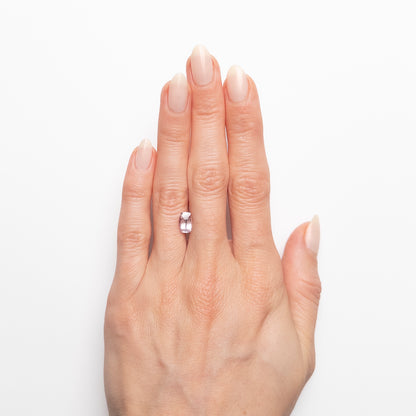 1.39ct Elongated Cushion-Cut Unheated Pink Sapphire