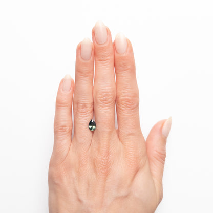 1.03ct Pear Shaped Heated Teal Sapphire from Madagascar
