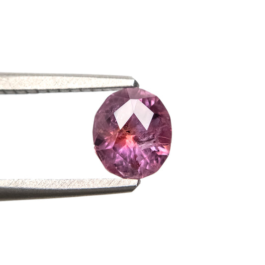 Saphir Bicolore Rose & Orange Ovale Chauffé de 1,09ct du Montana