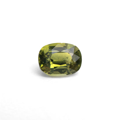 1.12ct Elongated Cushion-Cut Olive Green Sapphire from Australia