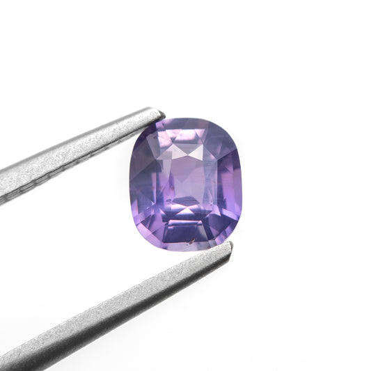 1.13 ct Cushion-Cut Purple Sapphire