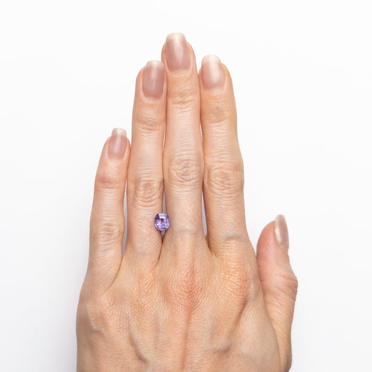 1.13 ct Cushion-Cut Purple Sapphire