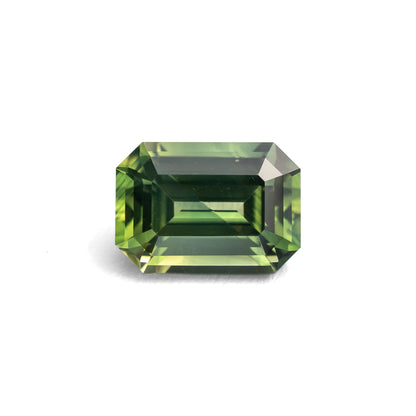 1.35ct Emerald-Cut Green Sapphire from Australia