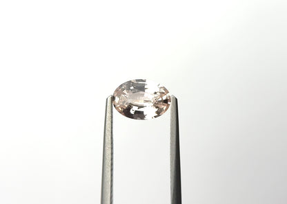 1.68ct Oval Unheated Peach Sapphire