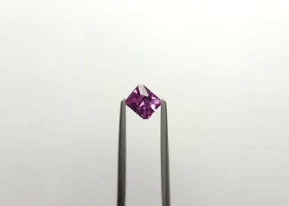0.85ct Bright Pink Elongated Radiant-Cut Sapphire from Madagascar