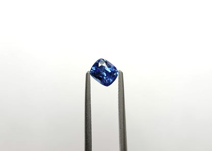 1.32ct Cornflower Blue Unheated Cushion-Cut Sapphire