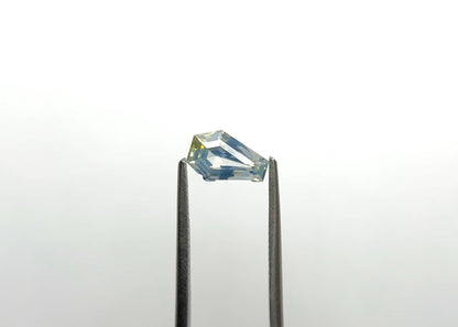 1.50ct Coffin Step-Cut Opalescent Sapphire from Madagascar