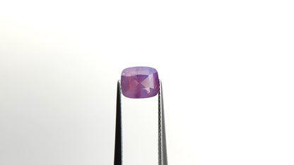 2.04ct Cushion Cut Milky Pink Unheated Sapphire from Sri Lanka