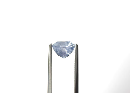 1.44ct Shield-Cut Heated Light Blue Sapphire from Sri Lanka